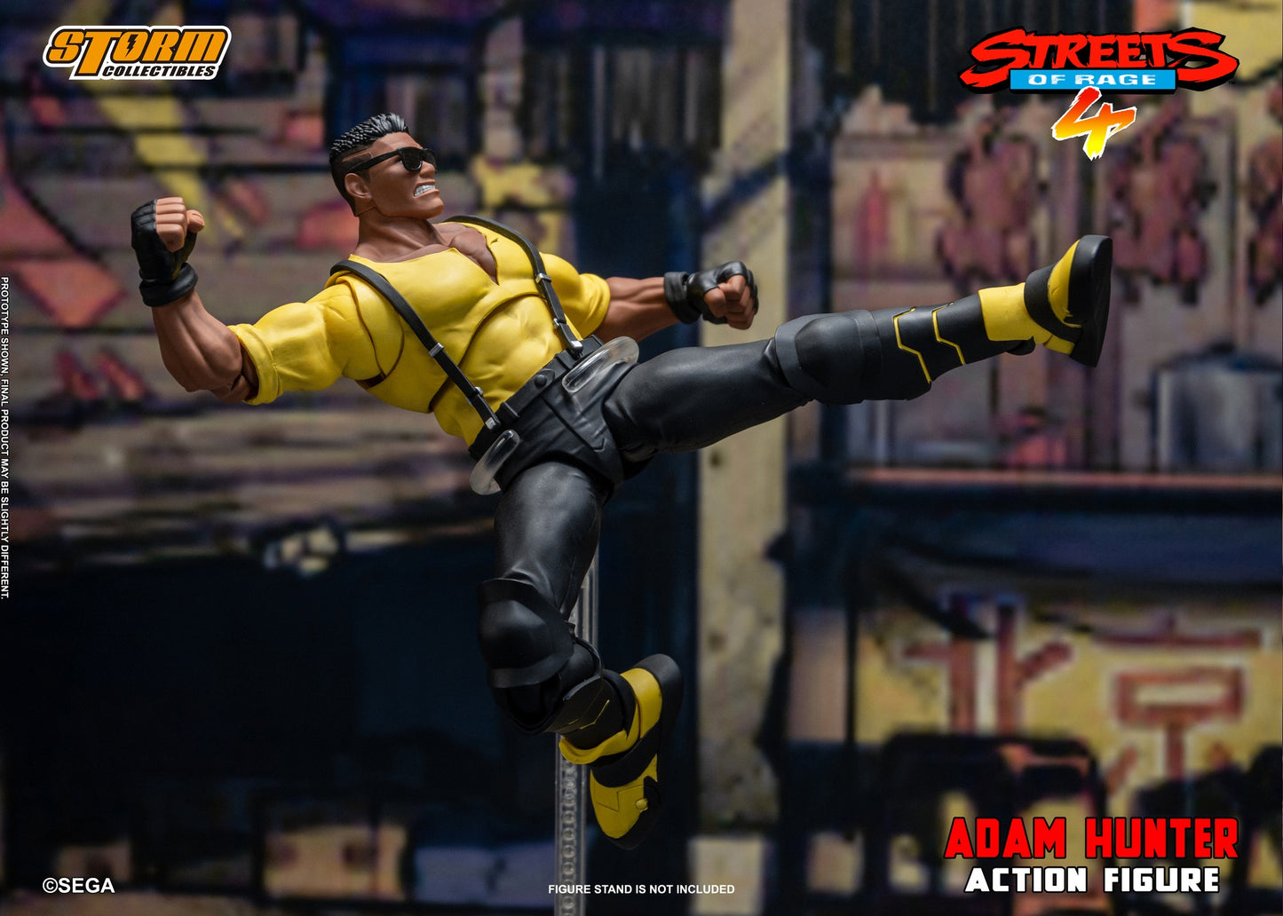 Preventa Figura Adam Hunter - Streets of Rage 4 marca Storm Collectibles escala pequeña 1/12