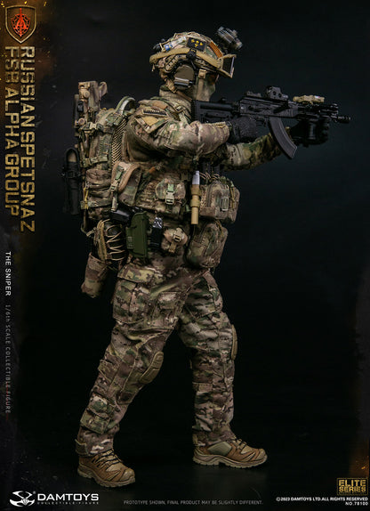 Preventa Figura The Sniper - Russian Spetsnaz FSB Alpha Group marca Damtoys 78100 escala 1/6