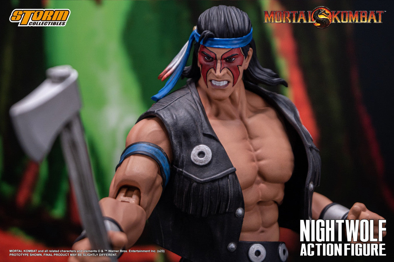 Pedido Figura Nightwolf - Mortal Kombat marca Storm Collectibles DCMK16 escala 1/12