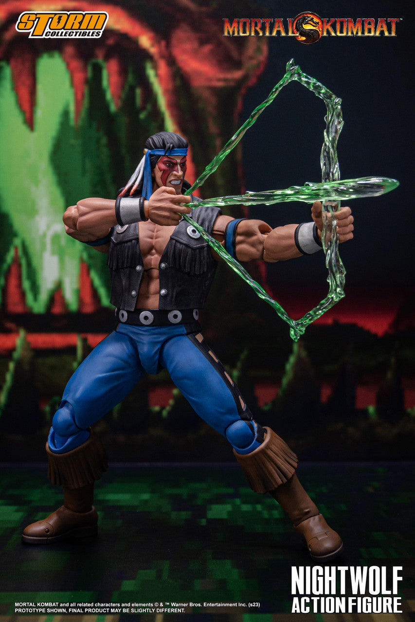 Pedido Figura Nightwolf - Mortal Kombat marca Storm Collectibles DCMK16 escala 1/12