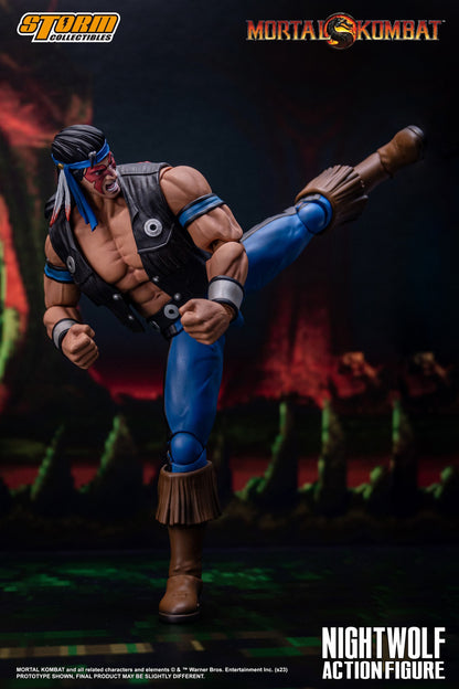 Pedido Figura Nightwolf - Mortal Kombat marca Storm Collectibles DCMK16 escala 1/12