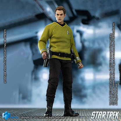 Preventa Figura James T. Kirk (Exclusiva PX Previews) - Star Trek (2009) - Exquisite Super Series marca HIYA ESS0265 escala pequeña 1/12