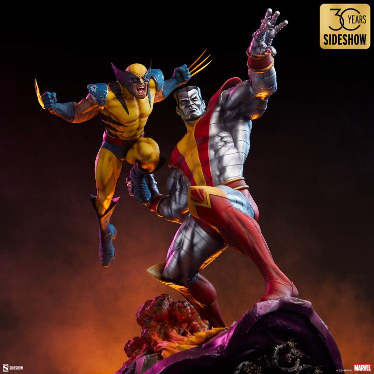 Preventa Estatua Marvel Colossus & Wolverine (Fastball Special) - Premium Format marca Sideshow Collectibles (61 cm)