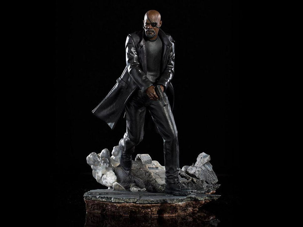 Pedido Estatua Nick Fury - Spider-Man: Far From Home - Battle Diorama Series (BDS) marca Iron Studios escala de arte 1/10