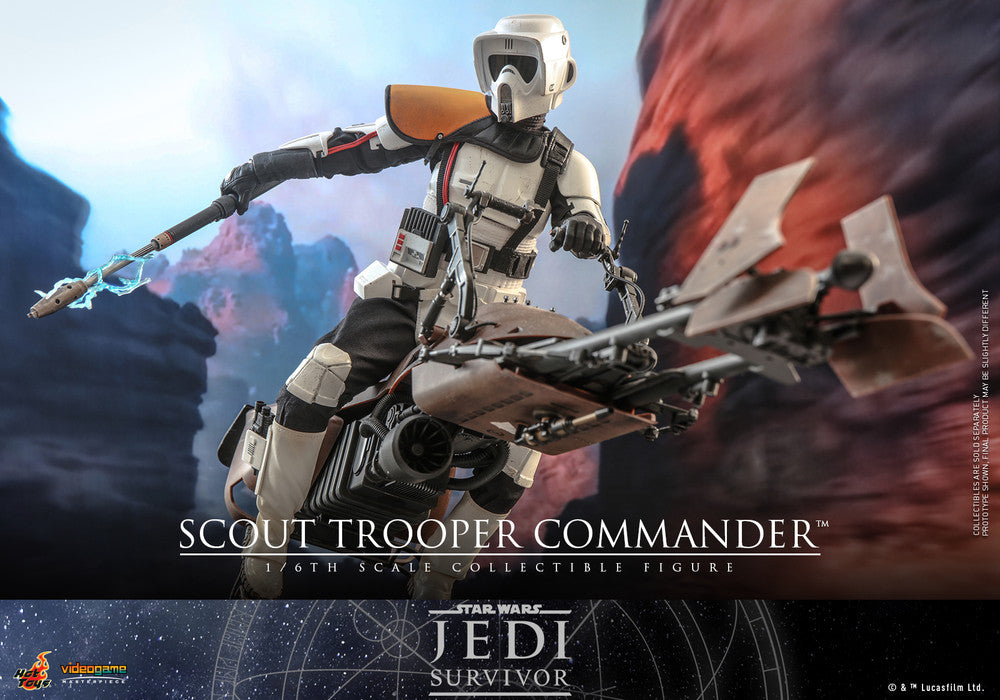 Pedido Figura Scout Trooper Commander - Star Wars Jedi Survivor marca Hot Toys VGM53 escala 1/6