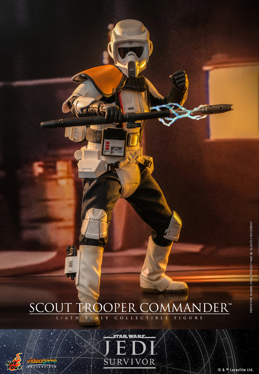 Pedido Figura Scout Trooper Commander - Star Wars Jedi Survivor marca Hot Toys VGM53 escala 1/6