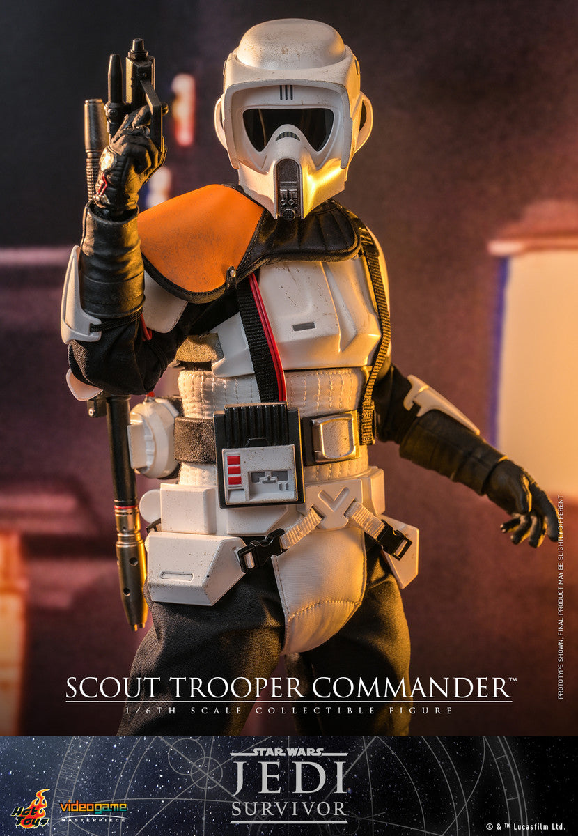 Pedido Figura Scout Trooper Commander - Star Wars Jedi Survivor marca Hot Toys VGM53 escala 1/6