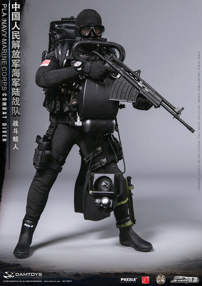 Preventa Figura PLA Navy Marine Corps Combat Diver marca DAMTOYS 78073 escala 1/6