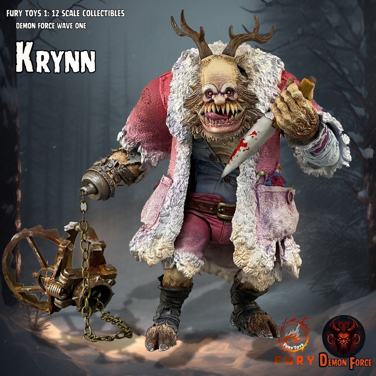 Pedido Figura Brother Krynn - Demon Force Wave One marca Fury Toys FDF002 escala pequeña 1/12