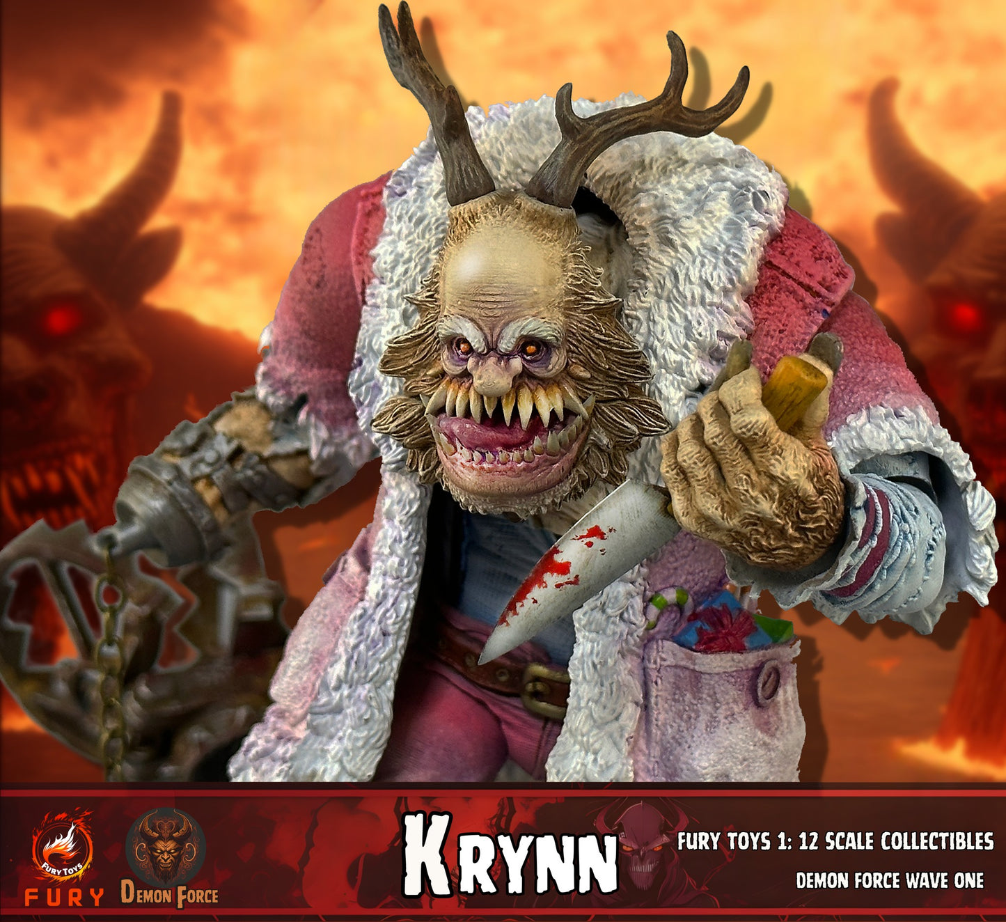 Pedido Figura Brother Krynn - Demon Force Wave One marca Fury Toys FDF002 escala pequeña 1/12