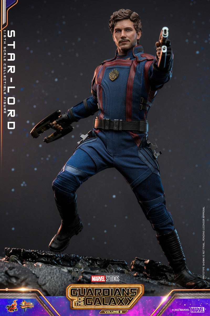 Preventa Figura STAR-LORD- Guardians of the Galaxy Vol. 3 marca Hot Toys MMS709 escala 1/6