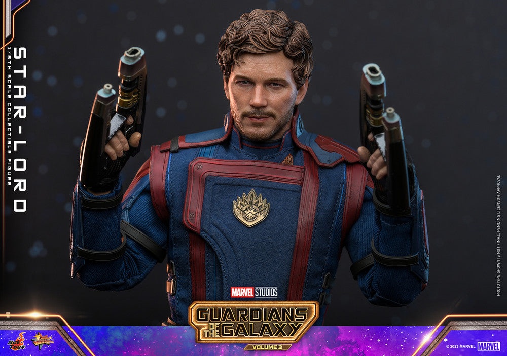 Preventa Figura STAR-LORD- Guardians of the Galaxy Vol. 3 marca Hot Toys MMS709 escala 1/6