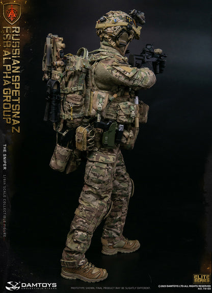 Preventa Figura The Sniper - Russian Spetsnaz FSB Alpha Group marca Damtoys 78100 escala 1/6