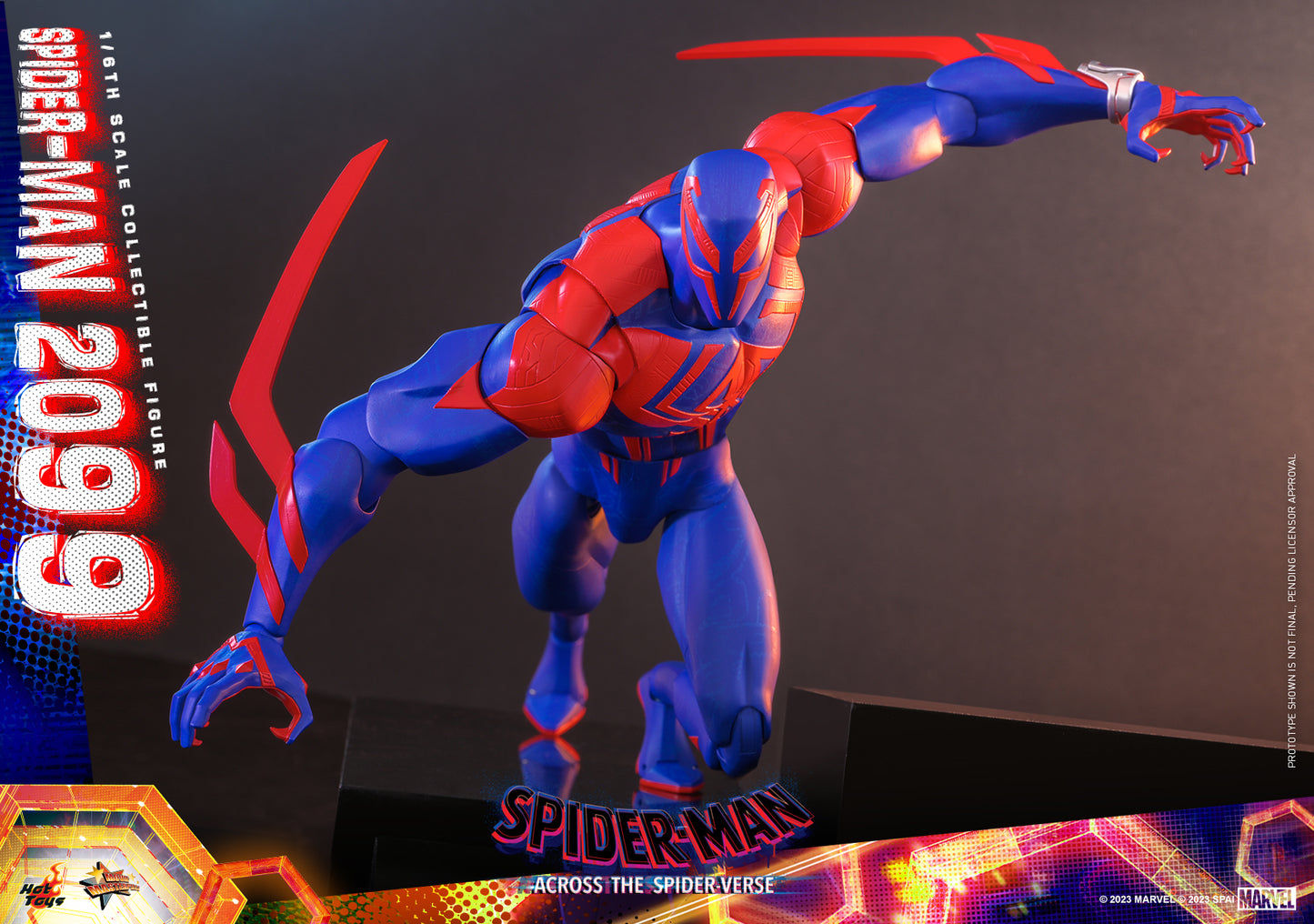 Preventa Figura Spider-Man 2099 - Spider-Man: Across the Spider-Verse marca Hot Toys MMS711 escala 1/6 (actualizada)