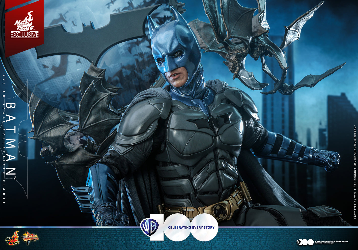 Preventa Figura WB100 THE BATMAN (EXCLUSIVA) marca Hot Toys MMS697 escala 1/6 (SOLO 7 DIAS DE PREVENTA)