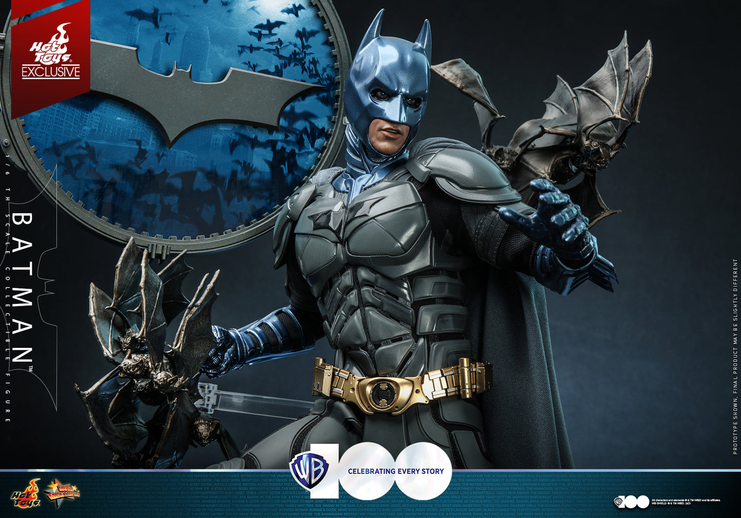 Preventa Figura WB100 THE BATMAN (EXCLUSIVA) marca Hot Toys MMS697 escala 1/6 (SOLO 7 DIAS DE PREVENTA)