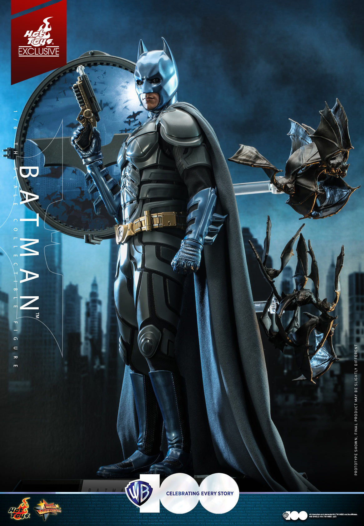 Preventa Figura WB100 THE BATMAN (EXCLUSIVA) marca Hot Toys MMS697 escala 1/6 (SOLO 7 DIAS DE PREVENTA)