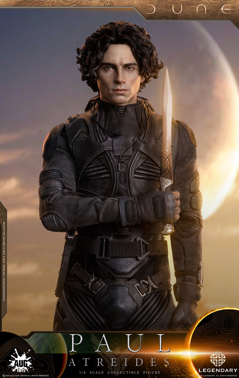 Preventa Figura Paul Atreides in Distillation Suit- Dune marca AUG Toys DL003 escala 1/6