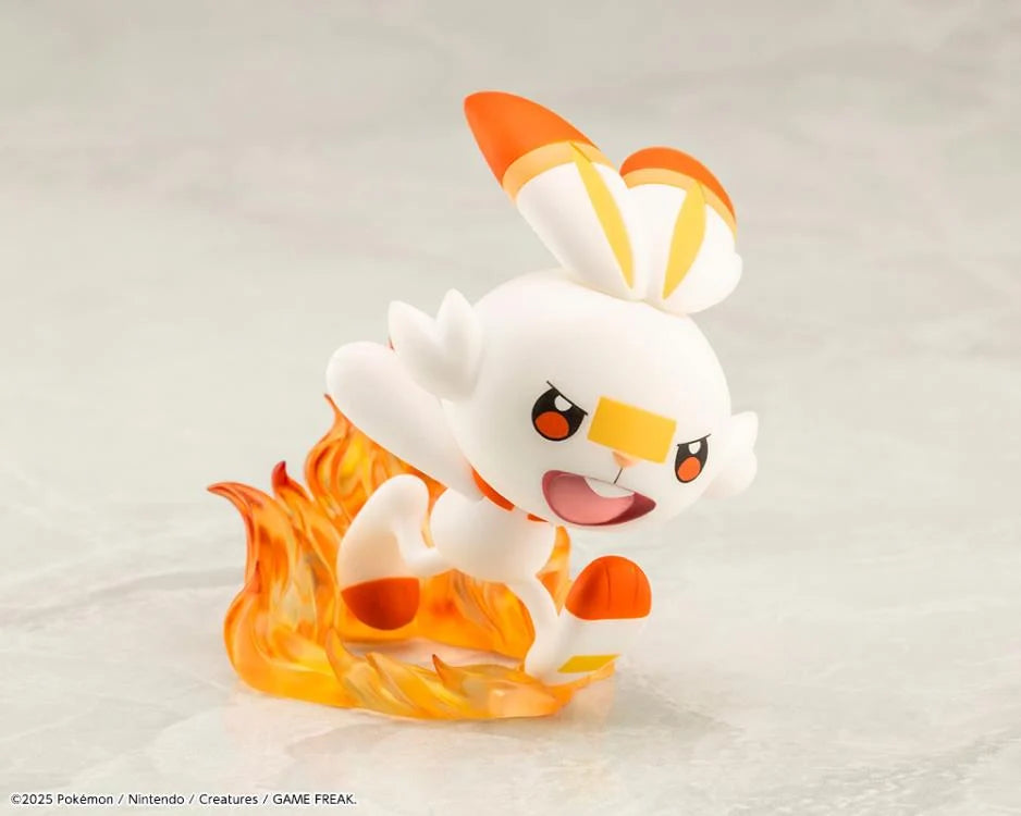 Preventa Estatua Victor con Scorbunny - Pokemon - ArtFX J marca Kotobukiya escala 1/8