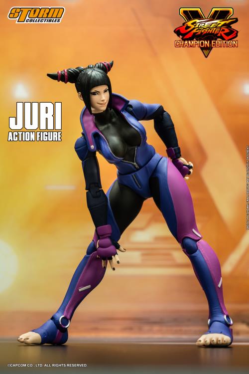 Pedido Figura Juri Han - Street Fighter V: Champion Edition marca Storm Collectibles escala pequeña 1/12