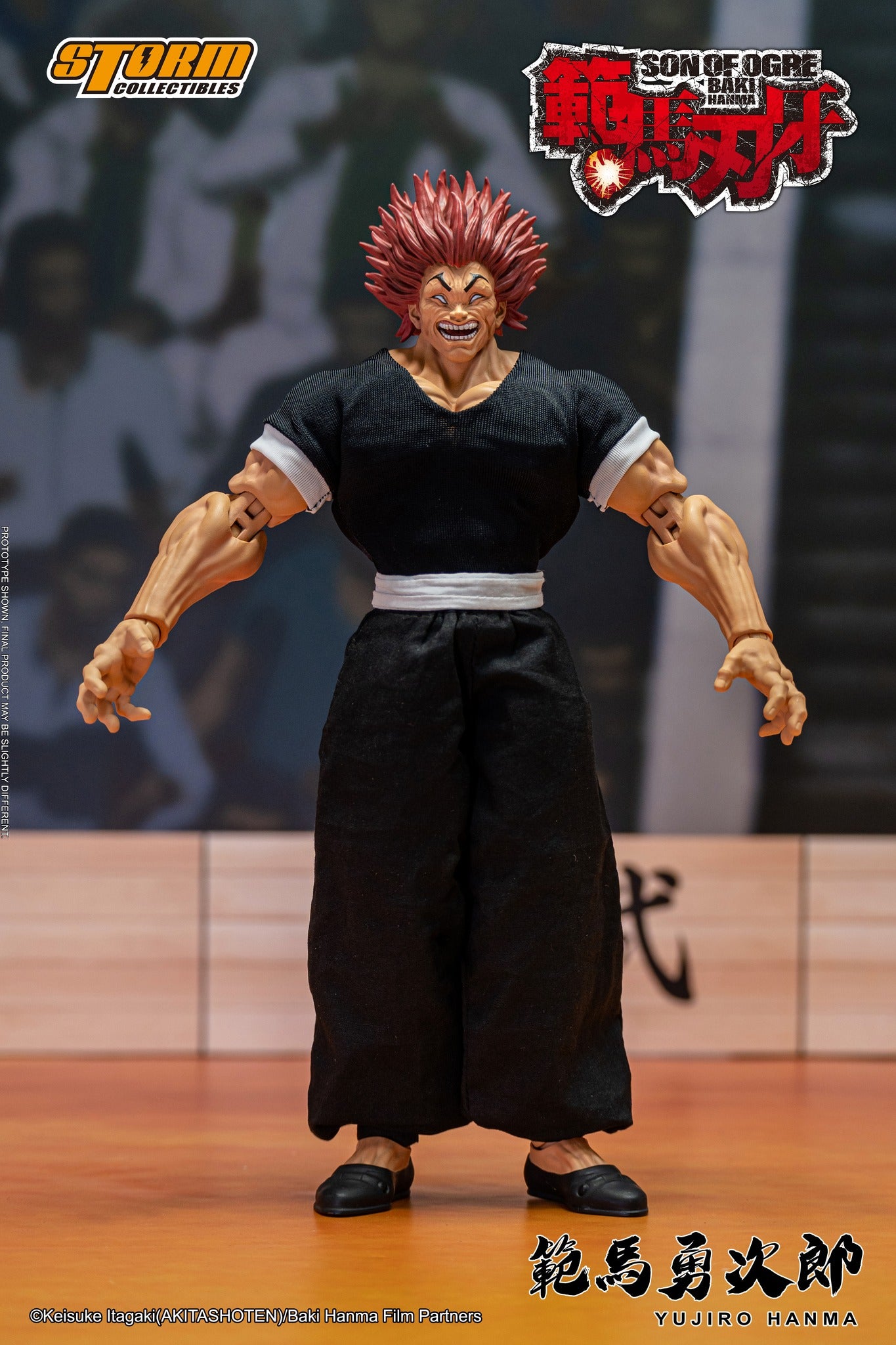 Pedido Figura Yujiro Hanma - Baki Hanma: Son of Ogre marca Storm Collectibles escala pequeña 1/12