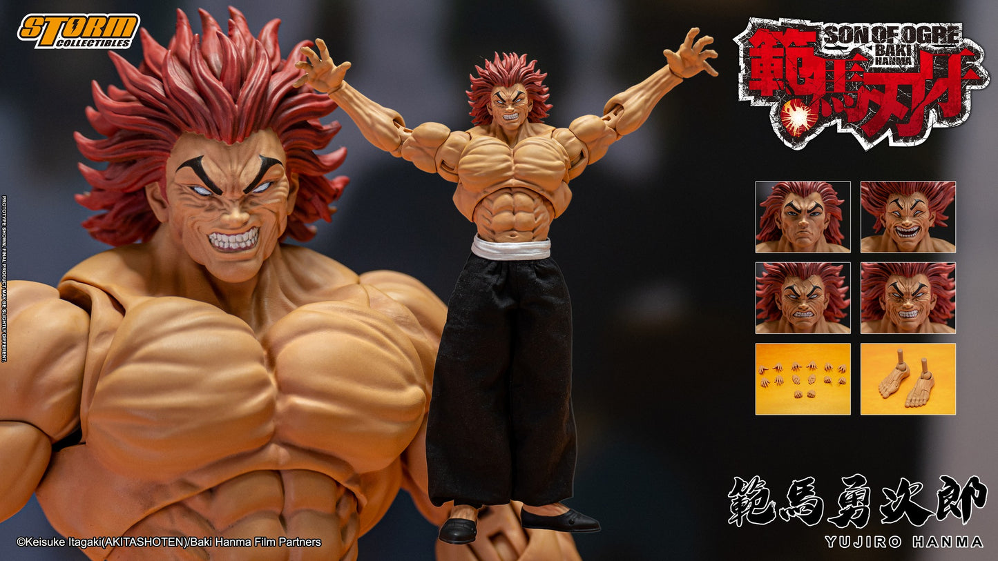 Pedido Figura Yujiro Hanma - Baki Hanma: Son of Ogre marca Storm Collectibles escala pequeña 1/12