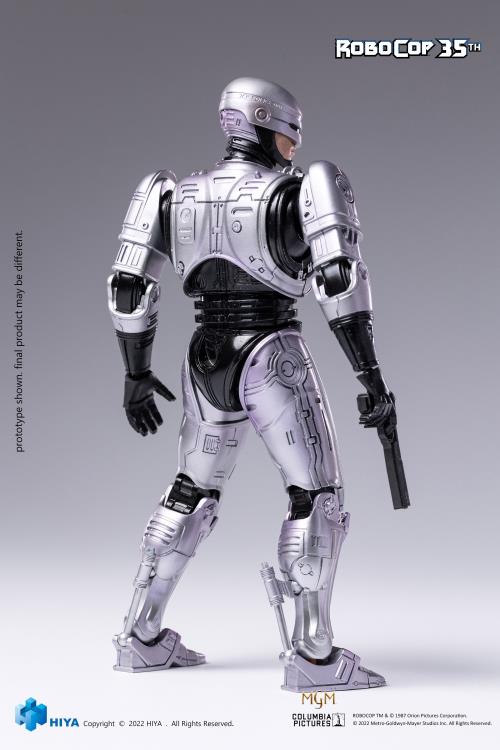 Preventa Figura RoboCop (Diecast) (PX Previews Exclusive) - 35th Anniversary RoboCop (1987) - Exquisite Super Series marca HIYA escala pequeña 1/12