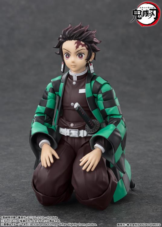 Pedido Figura Tanjiro Kamado - Demon Slayer: Kimetsu no Yaiba - S.H.Figuarts marca Bandai Spirits escala pequeña 1/12