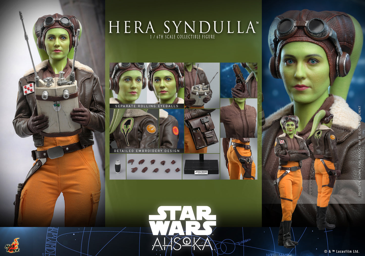 Preventa Figura HERA SYNDULLA - Star Wars: Ahsoka ™ marca Hot Toys TMS113 escala 1/6