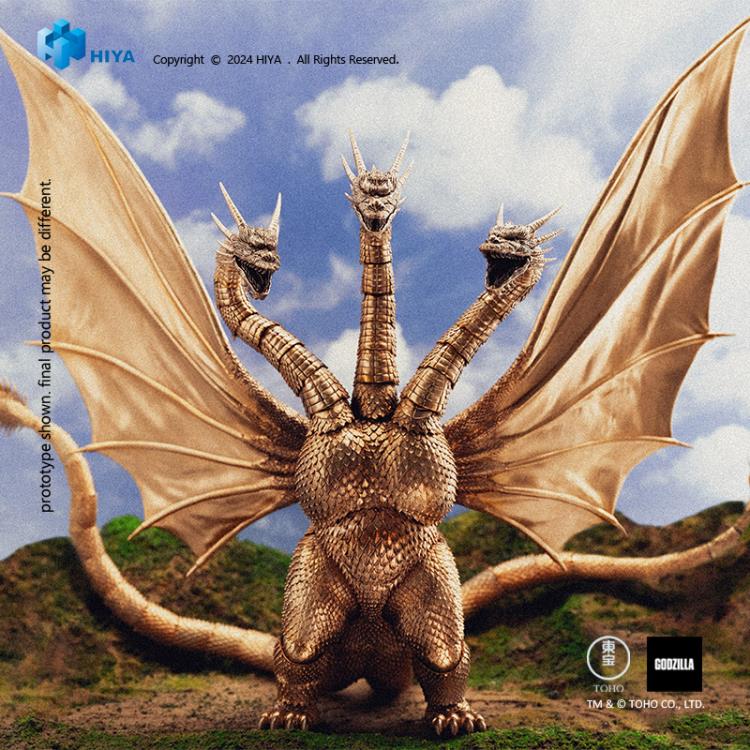 Preventa Figura King Ghidorah (PX Previews Exclusive) - Godzilla vs. King Ghidorah (1991) - Exquisite Basic marca HIYA EBG00 (33 cm)