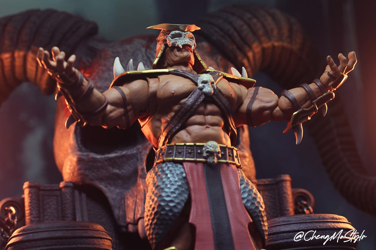 Pedido Figura Shao Kahn con Trono (Deluxe Edition) - Mortal Kombat marca Storm Collectibles escala 1/12