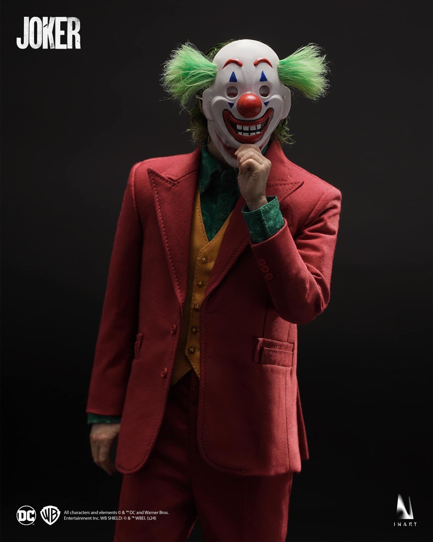 Preventa Set de Figuras Joker 2019 (Premium Edition) (Cabello esculpido) (4 figuras) marca Inart escala 1/6