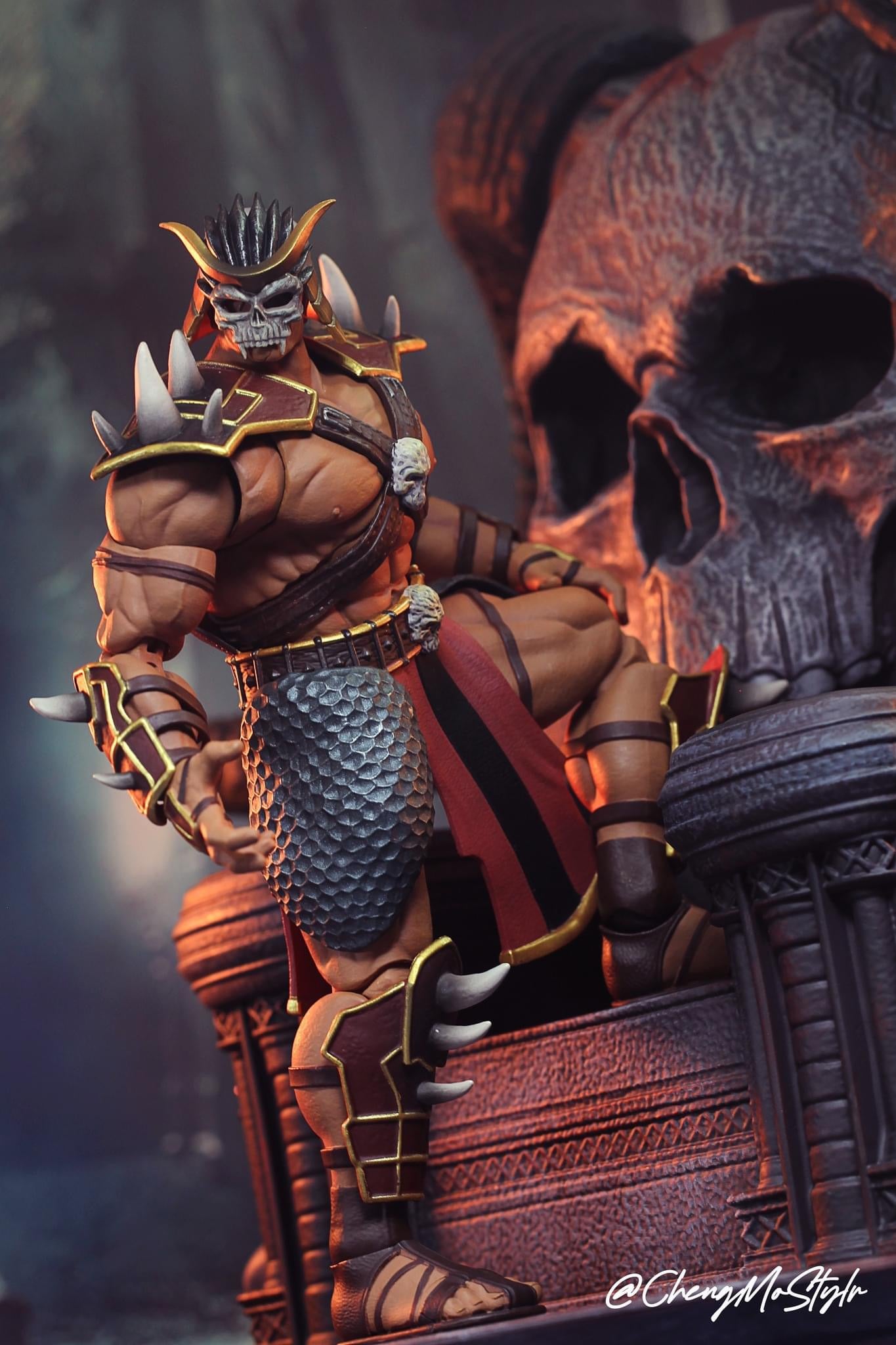 Pedido Figura Shao Kahn con Trono (Deluxe Edition) - Mortal Kombat marca Storm Collectibles escala 1/12