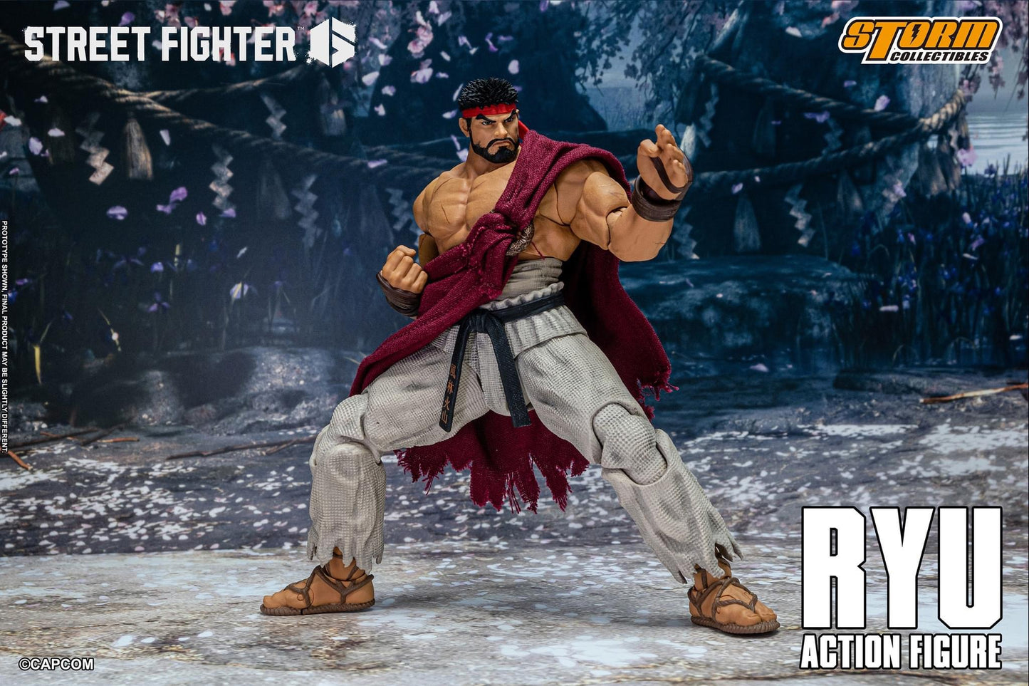 Pedido Figura RYU - Street Fighter 6 marca Storm Collectibles escala pequeña 1/12