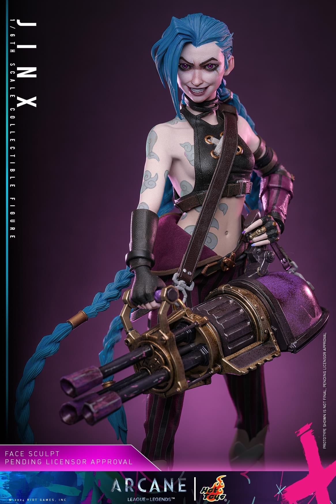 Preventa Figura Jinx - Arcane marca Hot Toys TMS137 escala 1/6