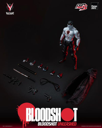 Pedido Figura Bloodshot Unleashed - Valiant Comics - FigZero S marca Threezero 3Z0422 escala pequeña 1/12