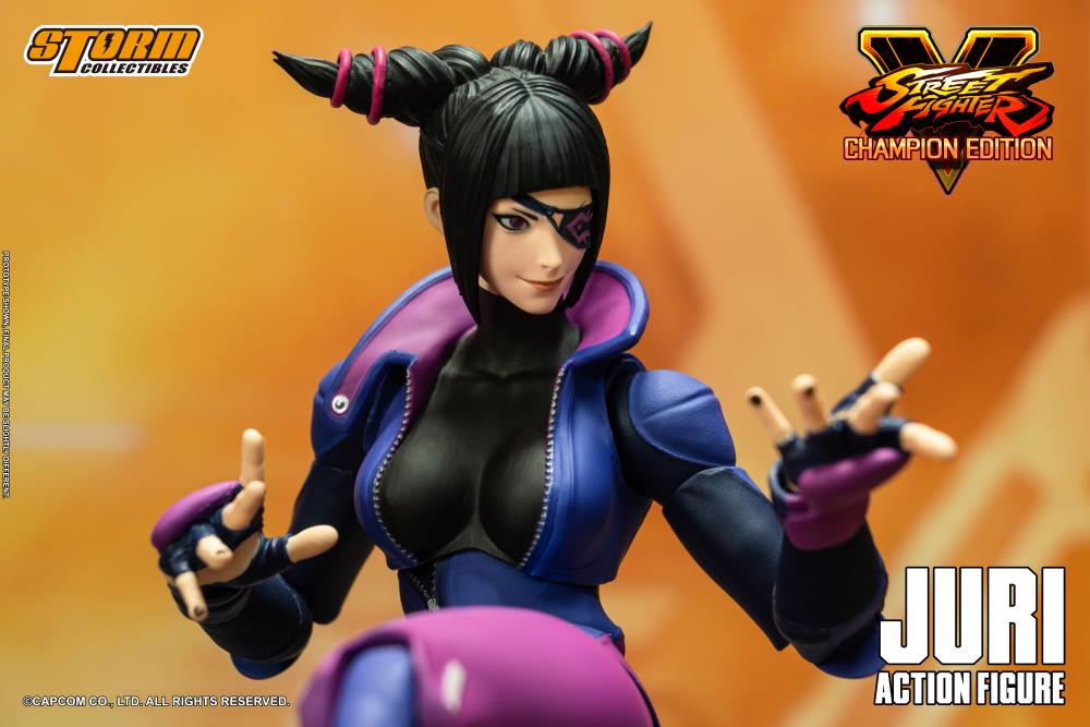 Pedido Figura Juri Han - Street Fighter V: Champion Edition marca Storm Collectibles escala pequeña 1/12