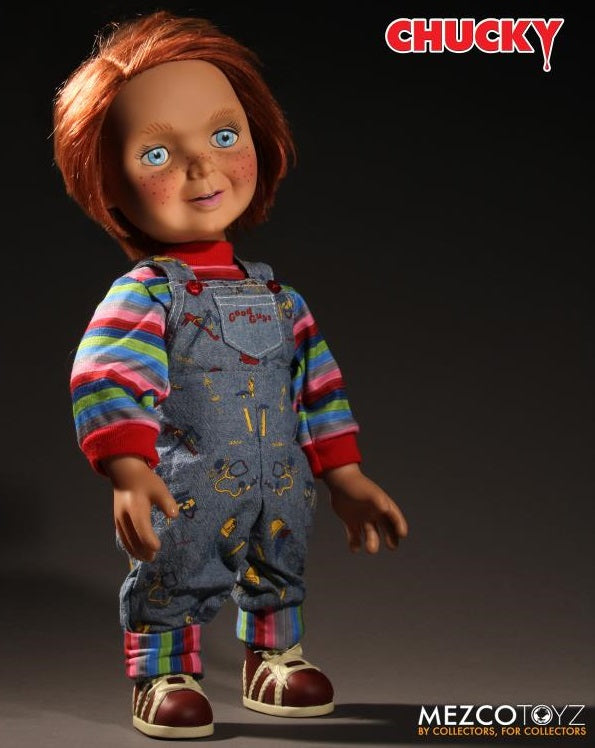 Pedido Figura Chucky (Talking / Parlante) - Child's Play Mezco Designer Serie marca Mezco Toyz 78004 escala 1/2 (38 cm)