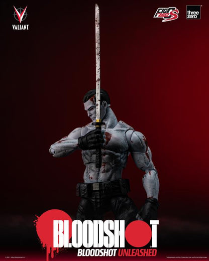 Pedido Figura Bloodshot Unleashed - Valiant Comics - FigZero S marca Threezero 3Z0422 escala pequeña 1/12