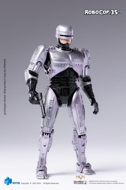 Preventa Figura RoboCop (Diecast) (PX Previews Exclusive) - 35th Anniversary RoboCop (1987) - Exquisite Super Series marca HIYA escala pequeña 1/12