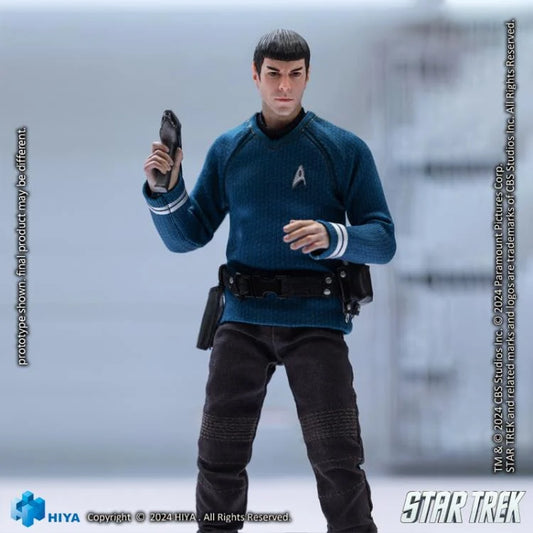 Preventa Figura Spock (Exclusiva PX Previews) - Star Trek (2009) - Exquisite Super Series marca HIYA ESS0266 escala pequeña 1/12