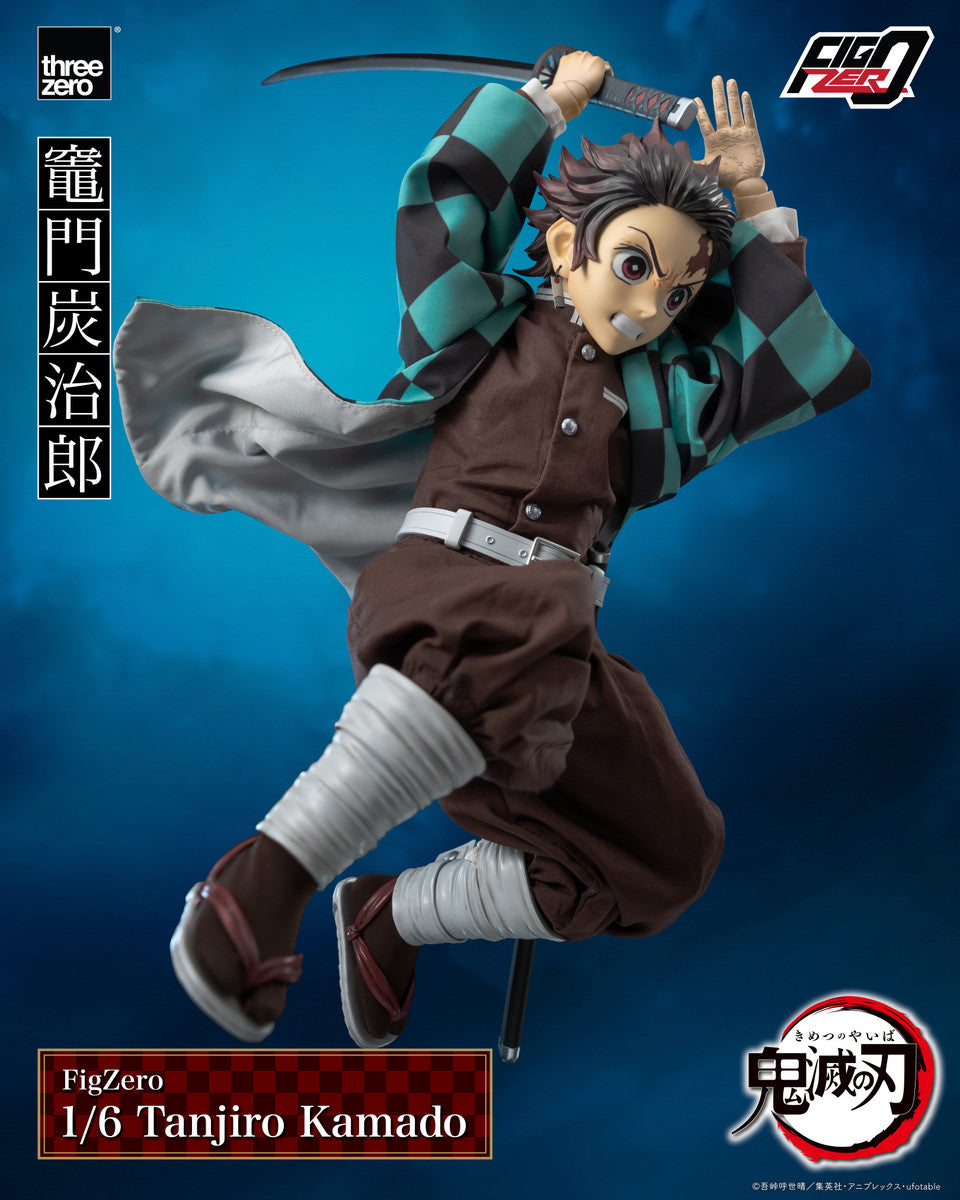 Preventa Figura Tanjiro Kamado - Demon Slayer: Kimetsu no Yaiba 竈門炭治郎 鬼滅の刃 - FigZero marca Threezero 3Z0667 escala 1/6