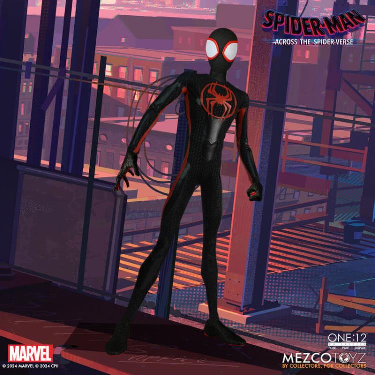 Preventa Figura Miles Morales - Spider-Man: Across the Spider-Verse - One:12 Collective marca Mezco Toyz 76631 escala pequeña 1/12