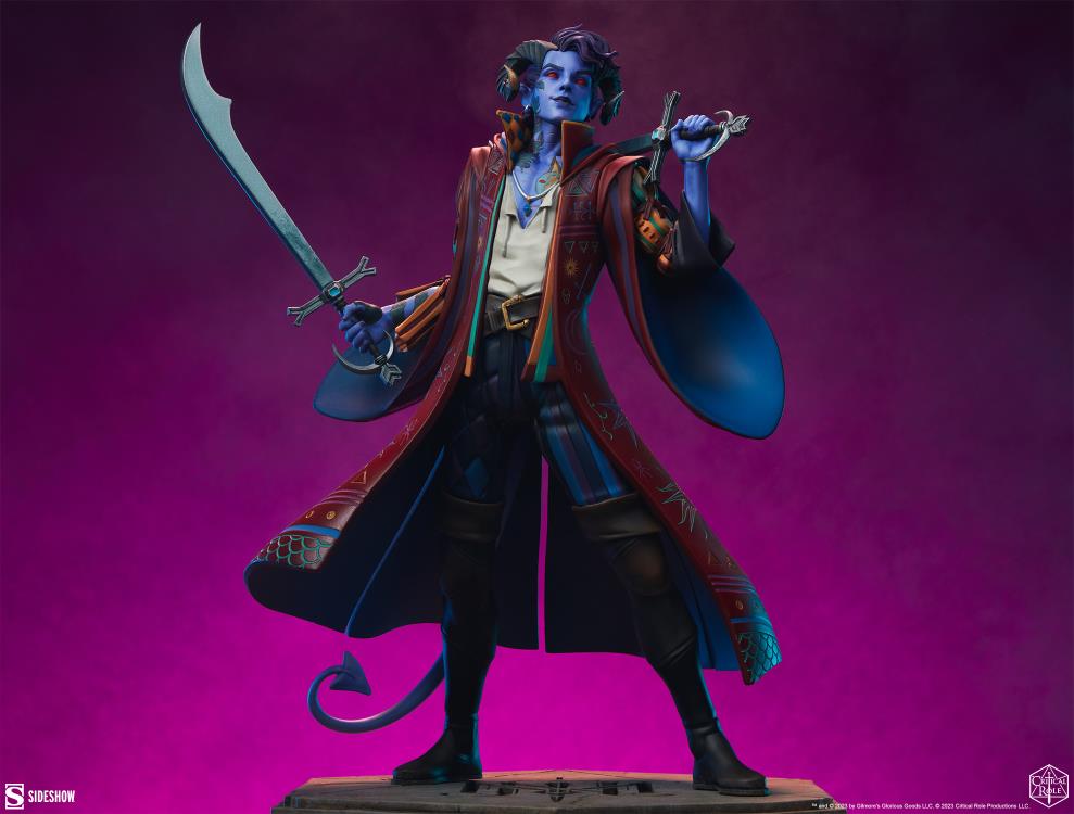 Preventa Estatua Mollymauk Tealeaf - Mighty Nein - Critical Role marca Sideshow Collectibles escala 1/6