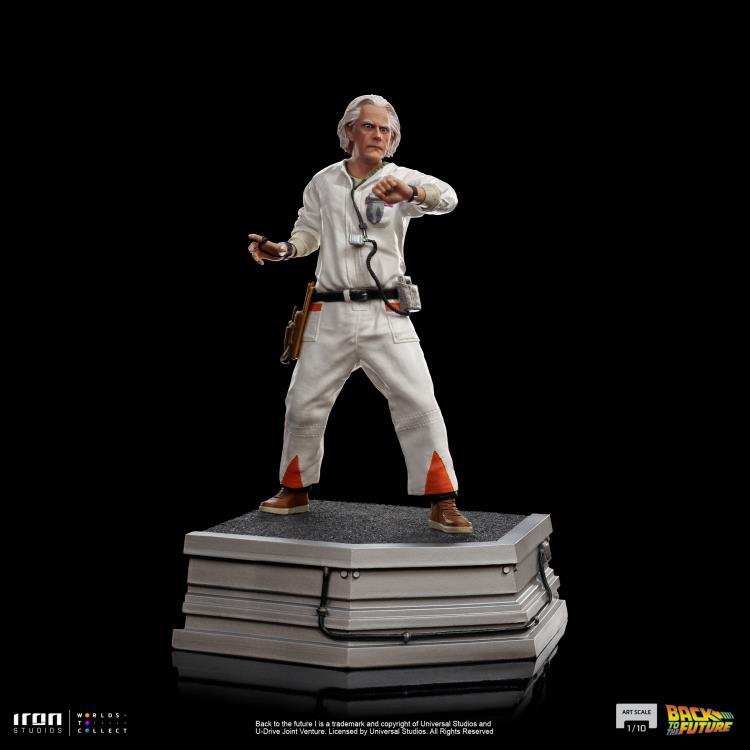 Preventa Estatua Doc Brown - Back to the Future - Limited Edition marca Iron Studios escala de arte 1/10