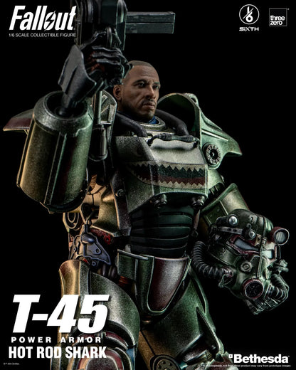 Pedido Figura T-45 (Hot Rod Shark) Power Armor - FALLOUT marca Threezero 3Z0774 escala 1/6