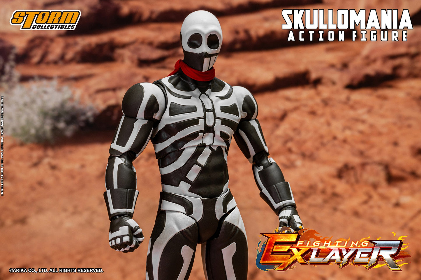 Preventa Figura SKULLOMANIA - Fighting EX Layer marca Storm Collectibles SKKF0 escala pequeña 1/12