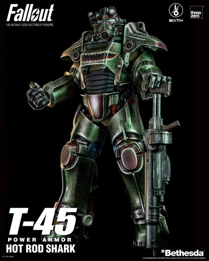 Pedido Figura T-45 (Hot Rod Shark) Power Armor - FALLOUT marca Threezero 3Z0774 escala 1/6