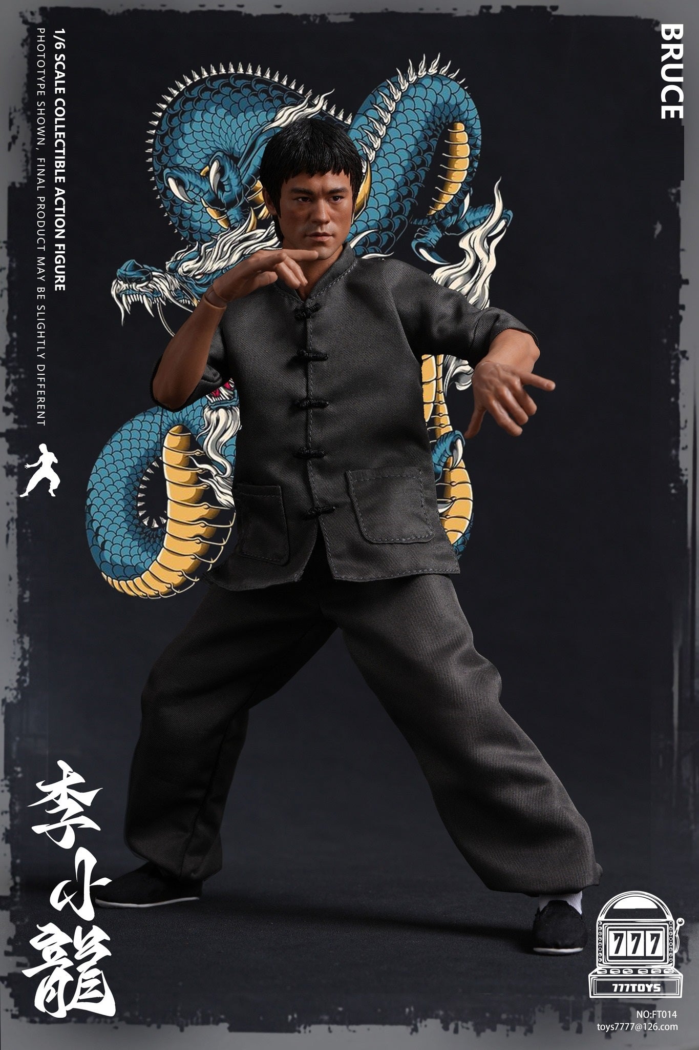 Pedido Figura Kung Fu Master marca 777Toys FT014 escala 1/6