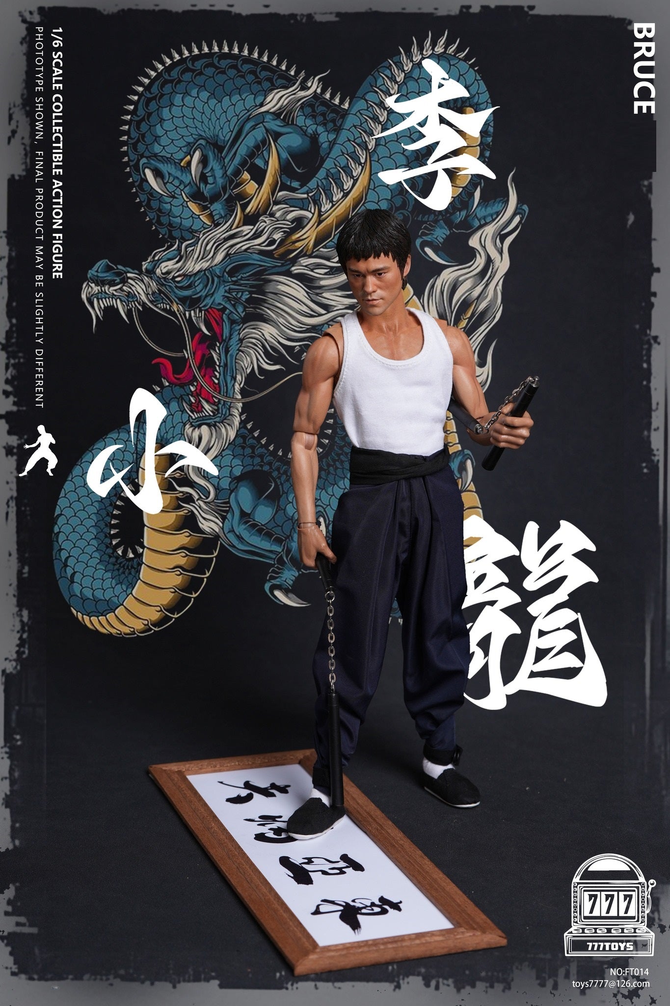 Pedido Figura Kung Fu Master marca 777Toys FT014 escala 1/6